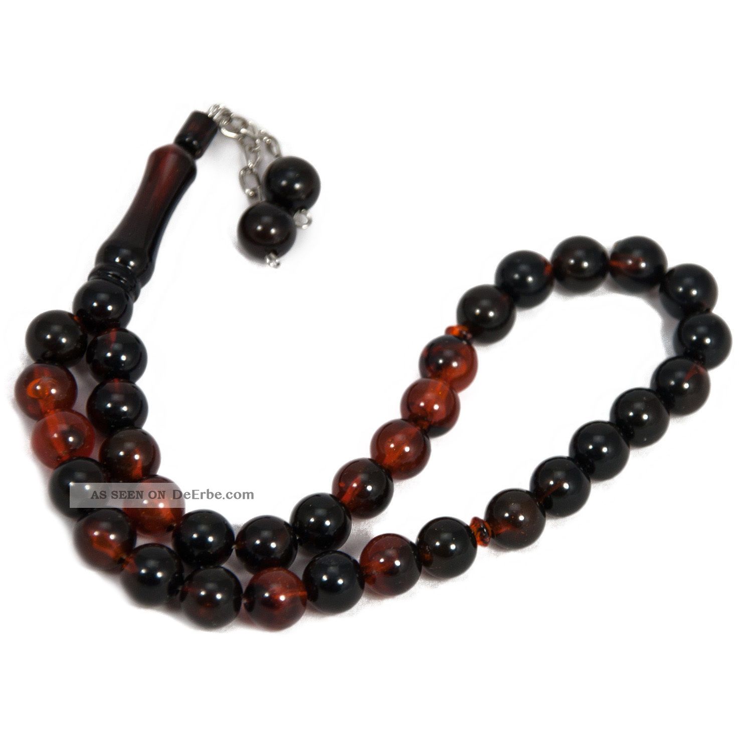 Tesbih Islamische Gebetskette 24cm Tasbih Braun Multicolor Türkei Logo Cs - 4011bs Islamische Kunst Bild