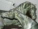 Sehr Alte Große U.  Schwere Pferde Skulptur Sig P.  J.  Mene 1900-1949 Bild 5