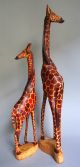 2 Giraffen Jacaranda Holz Ostafrika,  Kenia Entstehungszeit nach 1945 Bild 2