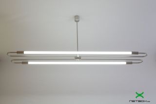 Design Led Lampe Soffitte Industrial Büro Bauhaus Industrie Fabrik Neon Bild