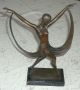 Art Deco - Bronze - Fayral - Veil Dancer - - 38 Cm Hoch - - Bronze Bild 2