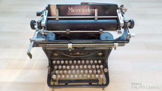 Antike Schreibmaschine Mercedes Zella - Mehlis Thüringen 1930er Jahre Sammlerstück Bild
