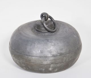 Antike Wärmflasche Zinn Um 1800,  Kugelform,  Selten In Bild