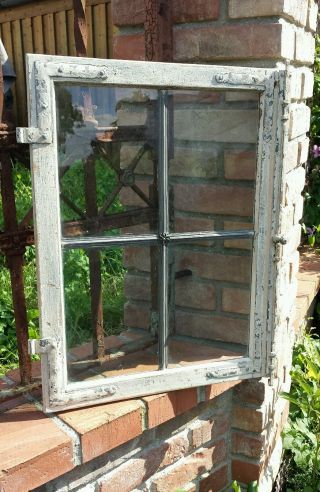 Altes Sprossenfenster Mit Bleiverglasung - Holzfenster Aus Eiche - 2 Von 2 Bild