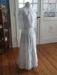 Antike Damen Bluse Jugendstil 1900 1910 Feiner Batist Kleidung Bild 9