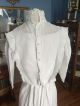 Antike Damen Bluse Jugendstil 1900 1910 Feiner Batist Kleidung Bild 4