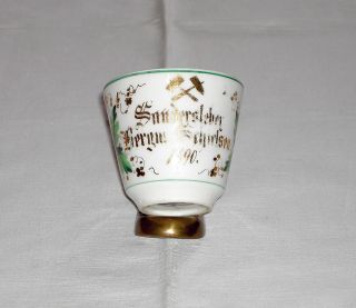 Bergmanns - Tasse Von 1890 / Minor Cup From 1890 Bild