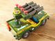 Us Army Jeep Mit Raketenwerfer Japan Blechspielzeug 60er Jahre Original, gefertigt 1945-1970 Bild 2