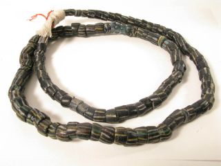 Alte Glasperlen Krobo Old African Trade Beads Ghana Powa Afrozip Bild