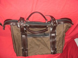 Alte Tasche Reisetasche Groß Braun Koffer Dekoration Vintage Bild