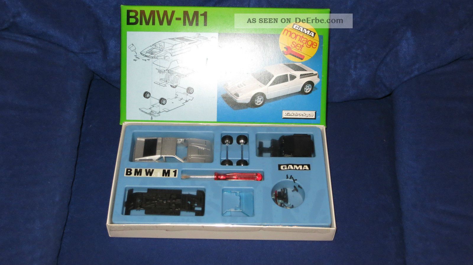 Gama Bmw M1 Montageset Metall Bausatz In Ovp 1/43 Setnummer 8915 RaritÄt Fahrzeuge Bild