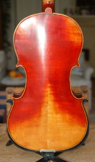 Alte 4/4 Geige - Violine - Zettel : Antonius Stradiuarius Cremonensis - Um 1900 Bild
