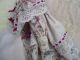 Alte Puppenkleidung Flowery Dress Outfit Vintage Doll Clothes 40 Cm Girl Original, gefertigt vor 1970 Bild 5