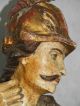 Sehr Großer Heiliger Florian Um 1800 - 117 Cm Mit Sockel Skulpturen & Kruzifixe Bild 8
