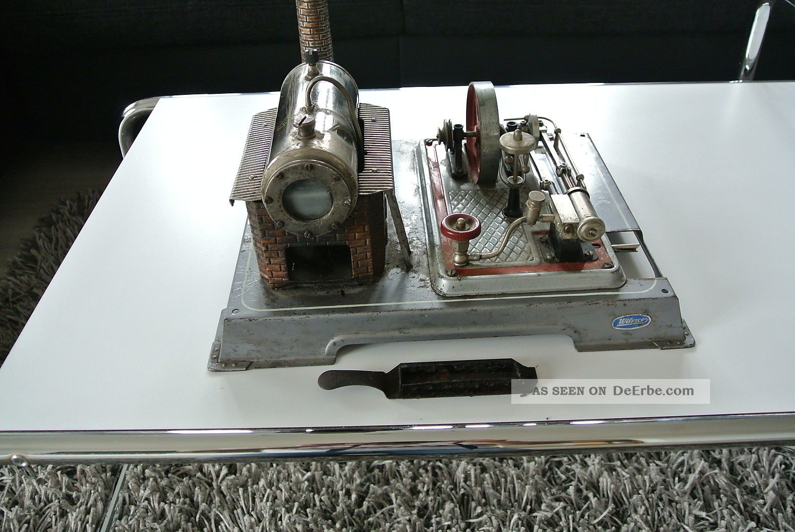 Alte Wilesco Dampfmaschine,  Schöner Gebrauchter,  60er Jahre Oder Früher Gefertigt nach 1945 Bild