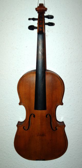 Schöne Alte 4/4 Geige - Violine - Um 1920 Bild