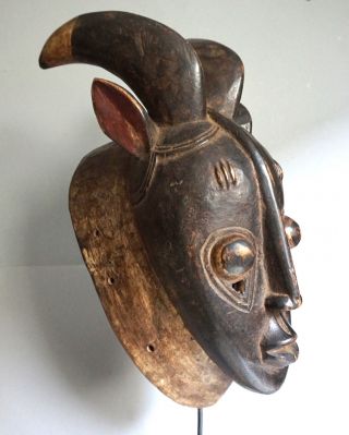 A Huge Baule Animal Mask,  Ivorycoast - Baule Tier Maske,  Elfenbeinküste Bild