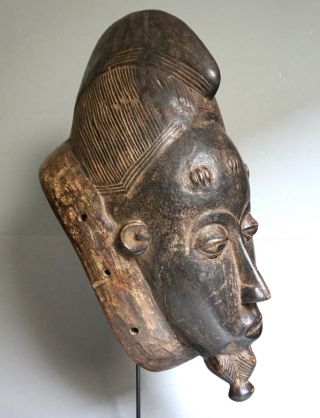 A Huge Baule Mask,  Ivorycoast - Baule Maske,  Elfenbeinküste Bild