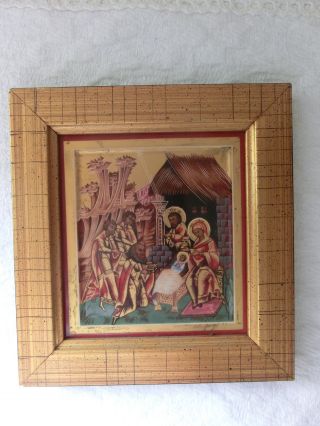 Miniatur - Reise - Ikone Christi Geburt Heinrich V&b Motiv Nr.  3 Bild