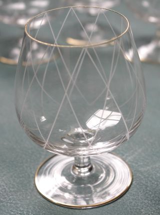 • 6 Kleine Cognac - Gläser • Ca.  50iger - 60iger Jahre • Bild