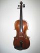 David Hopf Old Violine (geige) Sehr Alt 1782 Brandmarke Zettel Musikinstrumente Bild 1