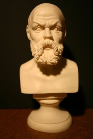 Alabaster - Büste Von Socrate Bild