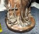 Bronze,  Jugendstil,  Buchstütze,  Gross,  Schwer,  Mädchen/frau 1950-1999 Bild 10