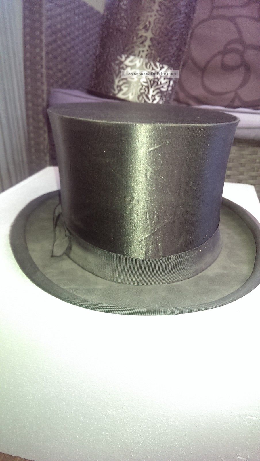 Zylinder Hut,  Chapeau Claque Klapphut Größe Ca.  59 - 60 Accessoires Bild