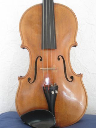 Exzellente 4/4 Violine Stempel Etikett (michael Strobl 1938) Bild