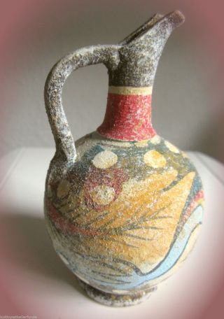 ✿ Kanne Tonkrug Replikat,  Orig.  V Ca 1500 V Chr,  Bei Kreta Gefunden,  Handmade 1 Bild