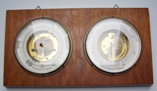 D.  R.  P.  Optisches Institut D.  Brauckmann & Co Hamburg Barometer Thermometer Bild