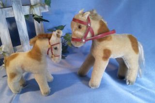 2 Ponies Von Steiff,  14,  17 Cm / 2 Steiff Ponies,  14,  17 Cm Bild