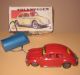 Altes Fernlenk - Blechspielzeug Asahi - Sanshine Volkswagen 4g - 113 Mit Ovp - Japan Original, gefertigt 1945-1970 Bild 10