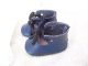 Alte Puppenkleidung Schuhe Vintage Dark Blue Shoes Socks 30 Cm Doll 4 Cm Original, gefertigt vor 1970 Bild 1