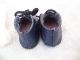 Alte Puppenkleidung Schuhe Vintage Dark Blue Shoes Socks 30 Cm Doll 4 Cm Original, gefertigt vor 1970 Bild 4