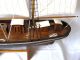 Schiffsmodell Segler 2 - Master Antik - Stil 80cm Holz Und Canvas Segelschiff Maritime Dekoration Bild 3