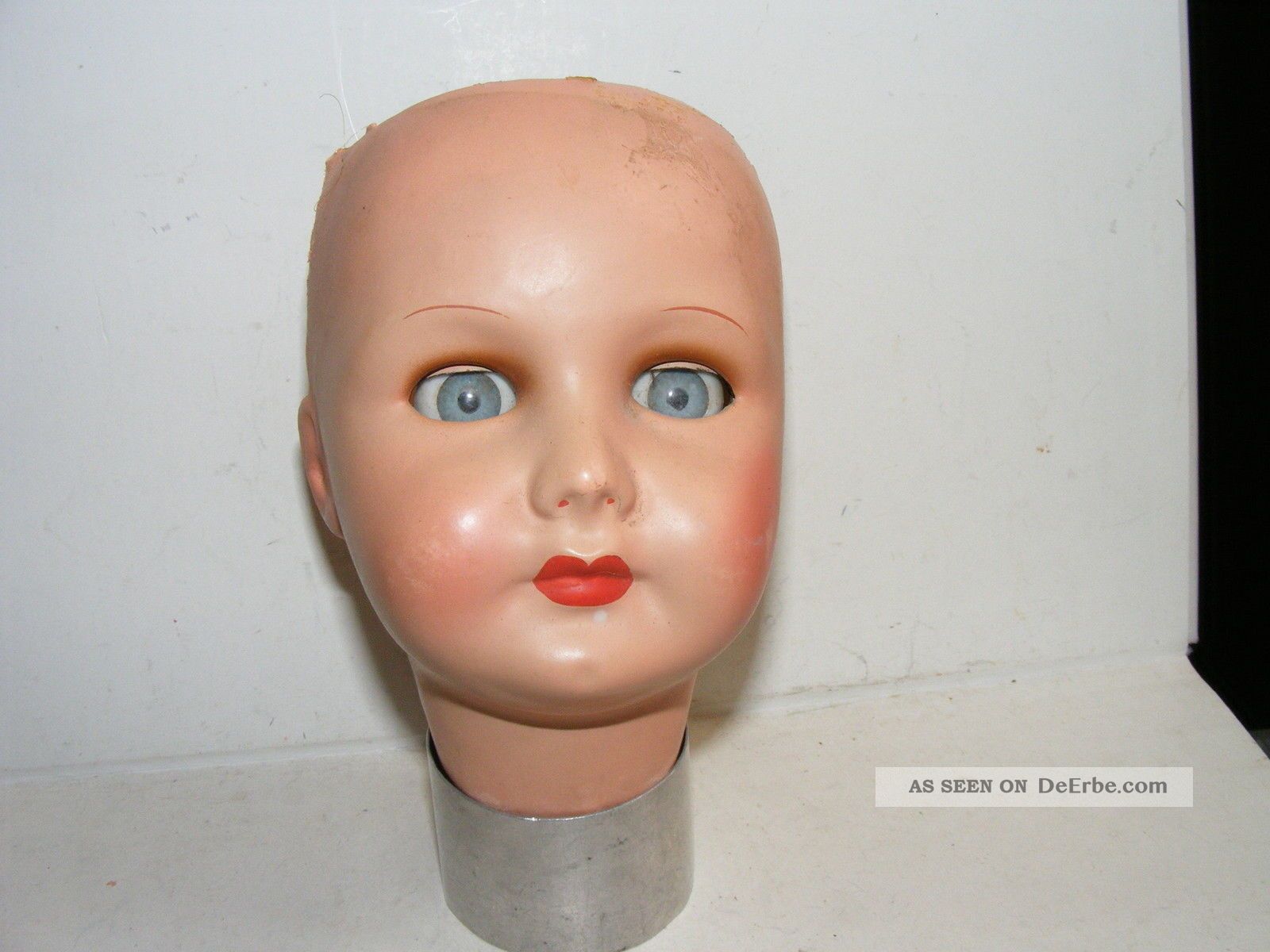 Alter Franz.  Unis - France - 301 - 9 - Kopf - Puppe - Ersatzteil - Für Bastler Puppen & Zubehör Bild