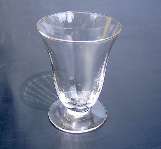 Spätbiedermeier Französisches Weinglas Kleines Mostglas Mit Kurzem Fuß Bild