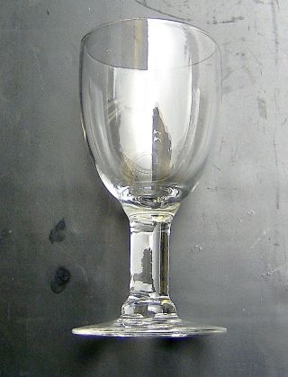 Spätbiedermeier Kleines Weinglas Mundgeblasenes Kelchglas 1/12 Liter Bild