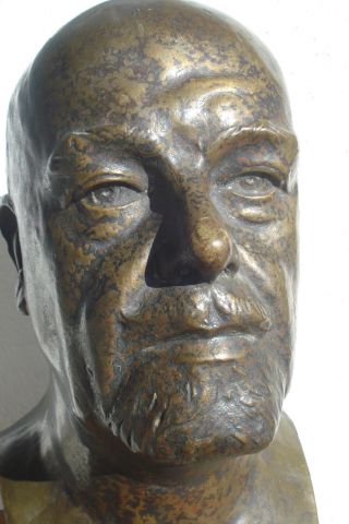 Bronze Bueste Albert Boehringer Plastik Skulptur Josef Hinterseher Bild