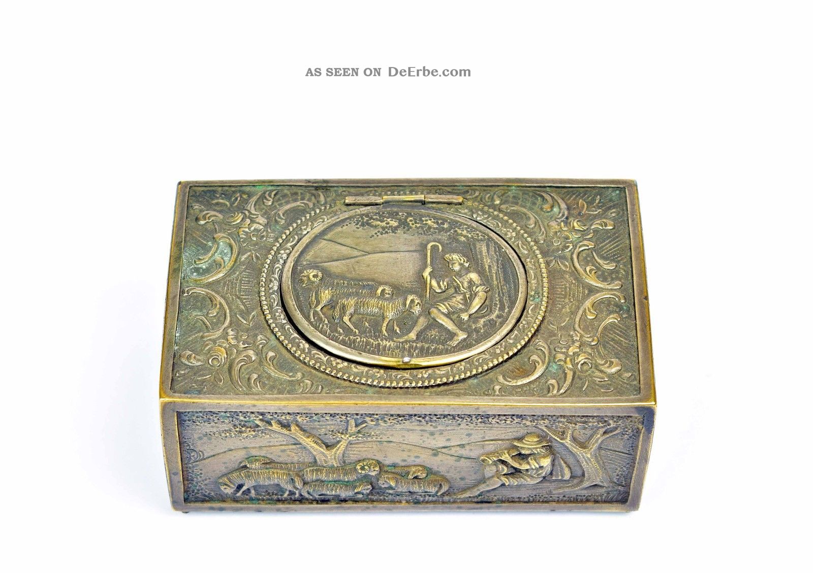 Gehäuse Für Singvogelautomat Singvogeldose Case Singing Bird Music Box Automaton Mechanische Musik Bild