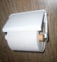 Antiker Wc - Rollenhalter Art Deco Gusseisen Email / Toilettenpapierhalter Original, vor 1960 gefertigt Bild 1