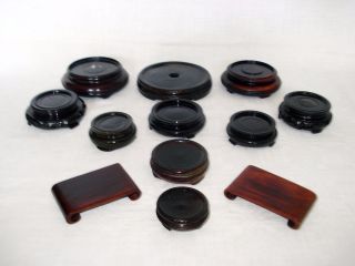 12 X Untersetzer / Holzständer / Holzsockeln Für Vasen,  China Bild