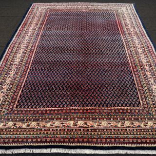 Orient Teppich Dunkelblau 310 X 230 Cm Perserteppich Mir Blue Carpet Rug Tappeto Bild