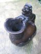 Alter Krug Vor/um 1900 Keramik Kanne Vase Historismus Bronze - Optik Gut Erhalten Nach Stil & Epoche Bild 3