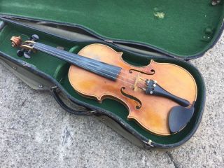 Alte Geige Old Violin Michael Reindl In Mittenwald An Der Isar 1935 Bild