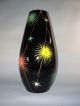 50er Jahre Hyalith - Glas - Vase,  Ilmenau - Etikett,  Sternenbemalung, 1950-1959 Bild 6