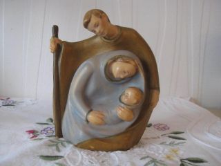 Die Heilige Famielie - Holzfigur Handgeschnitzt Bild