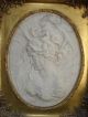 Marmorrelief: Jugendstil - Louis - Bottee: Mit Eingesetzte - Bronzemedaidalle: 1889: 1900-1949 Bild 2
