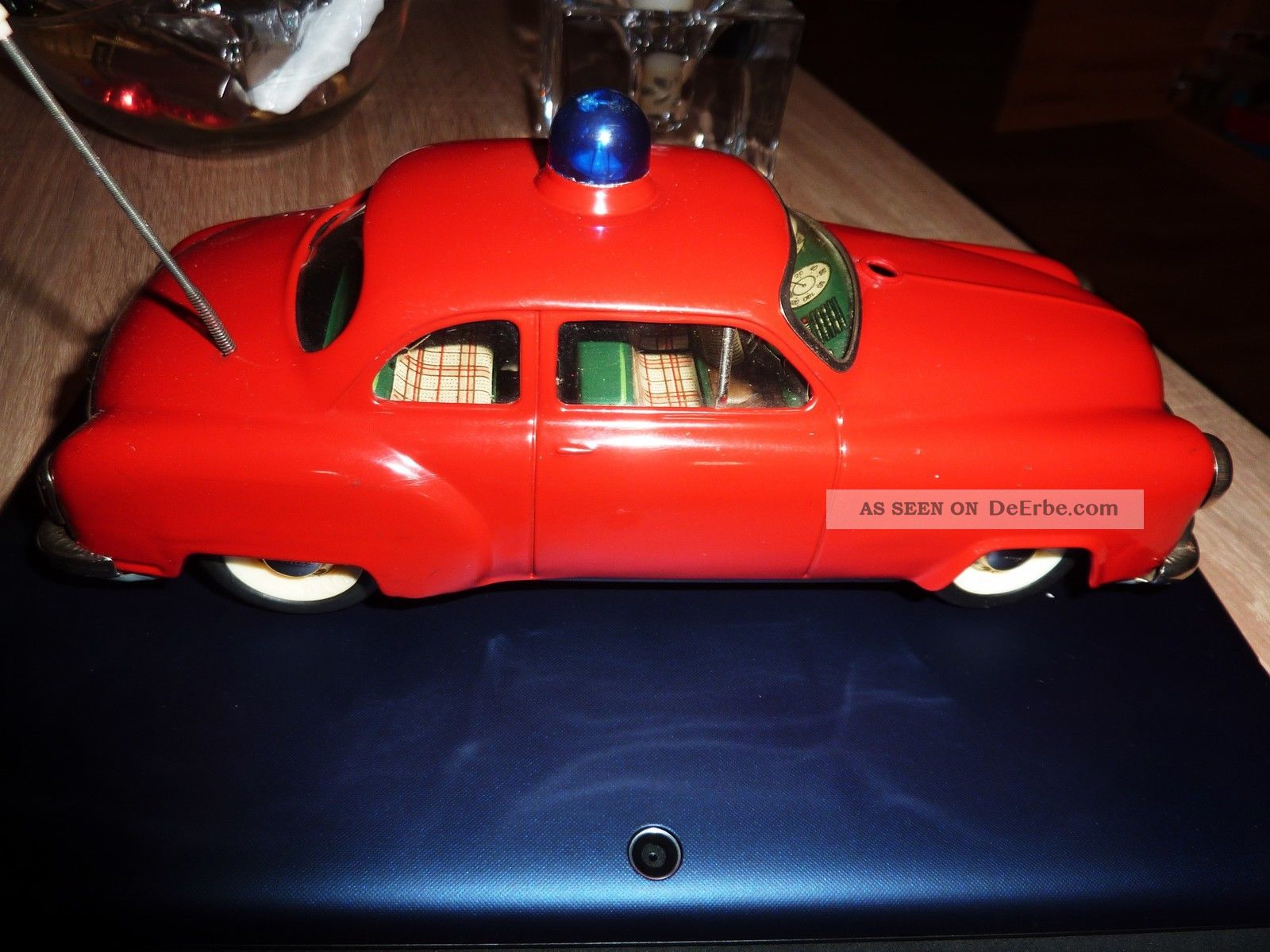 Orginaler Schuco 5340 Alarm - Car Feuerwehr Selten Im Topzustand Original, gefertigt 1945-1970 Bild
